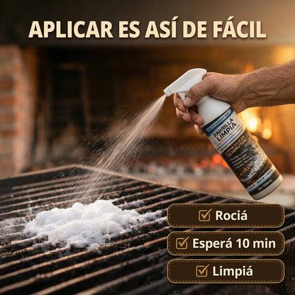 Parrilla Limpia® – No Te Quemes Más (Limpia Sola en 10 Minutos)