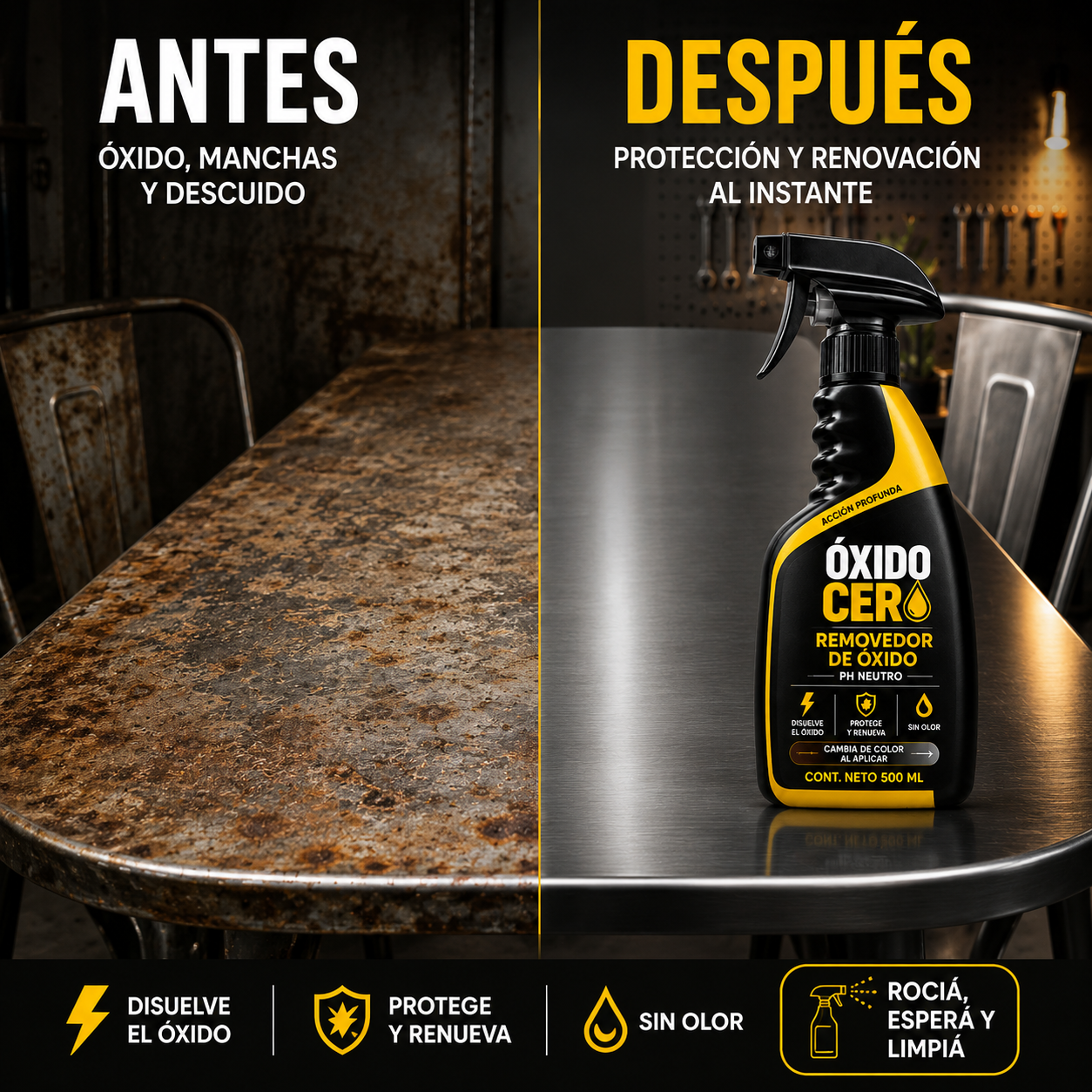 ÓXIDO CERO | Recuperá Metal Oxidado en minutos