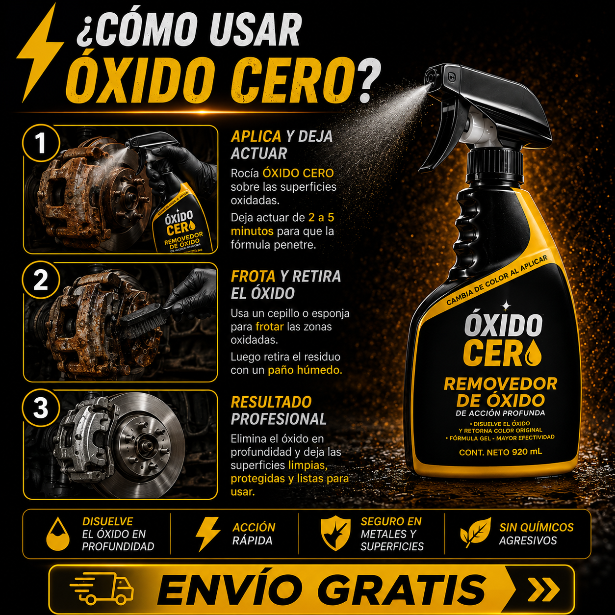 ÓXIDO CERO | Recuperá Metal Oxidado en minutos
